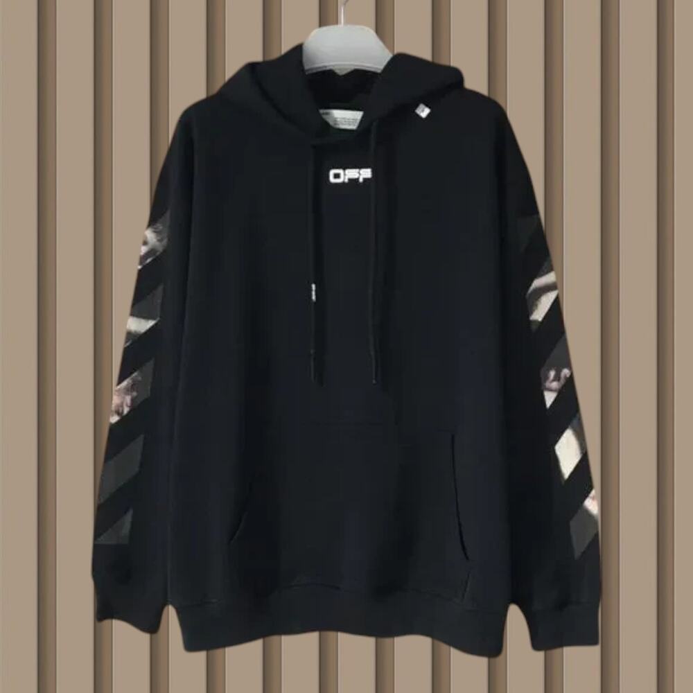 Off-White Men's Hoodie Black